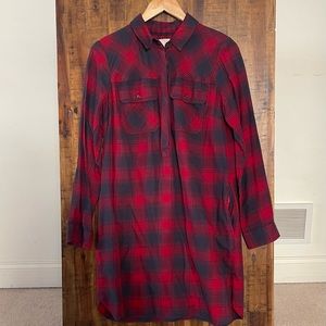 J.Crew Flannel Shirt Dress